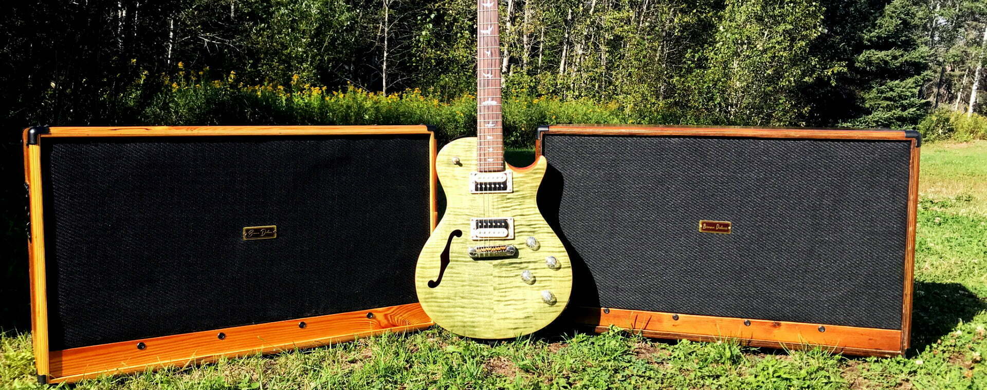 Brown Deluxe Handcrafted Boutique Guitar Cabs